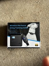 2-in-1 Wireless Dog Fence  Training Collar System