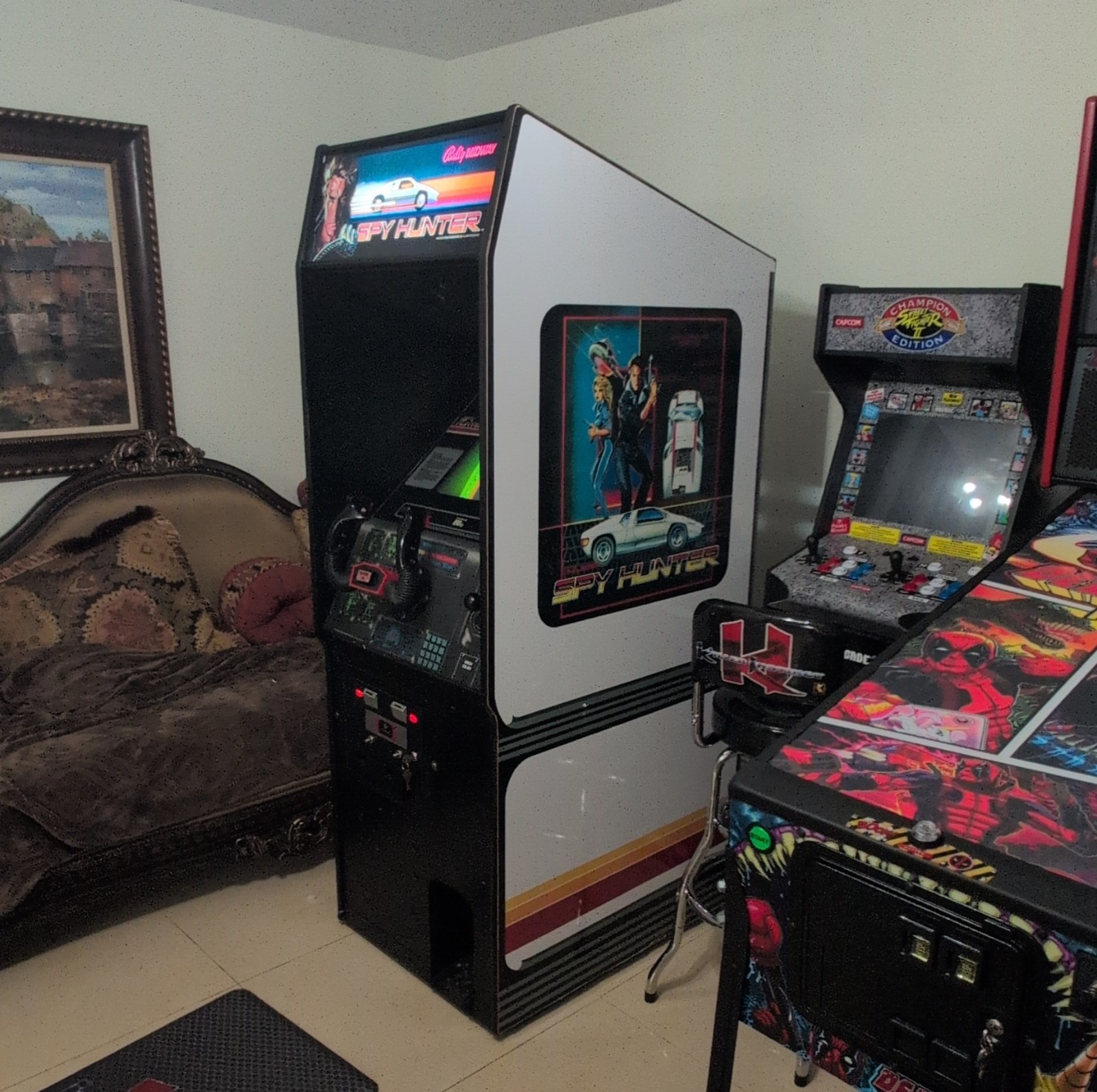 Bally Midway Spy Hunter Original Upright Arcade Machine 115V 60Hz 3A | eBay