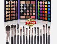 Kit De Maquillaje Para Makeup Profesional Sombras Brillo Rubor Brochas Mujer