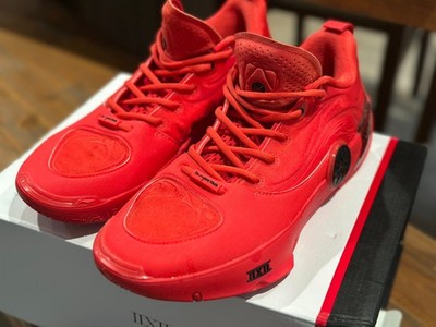 Way of Wade 12 ''Coming Home'' Triple Red Dwayne Wade Li-Ning WOW size 11