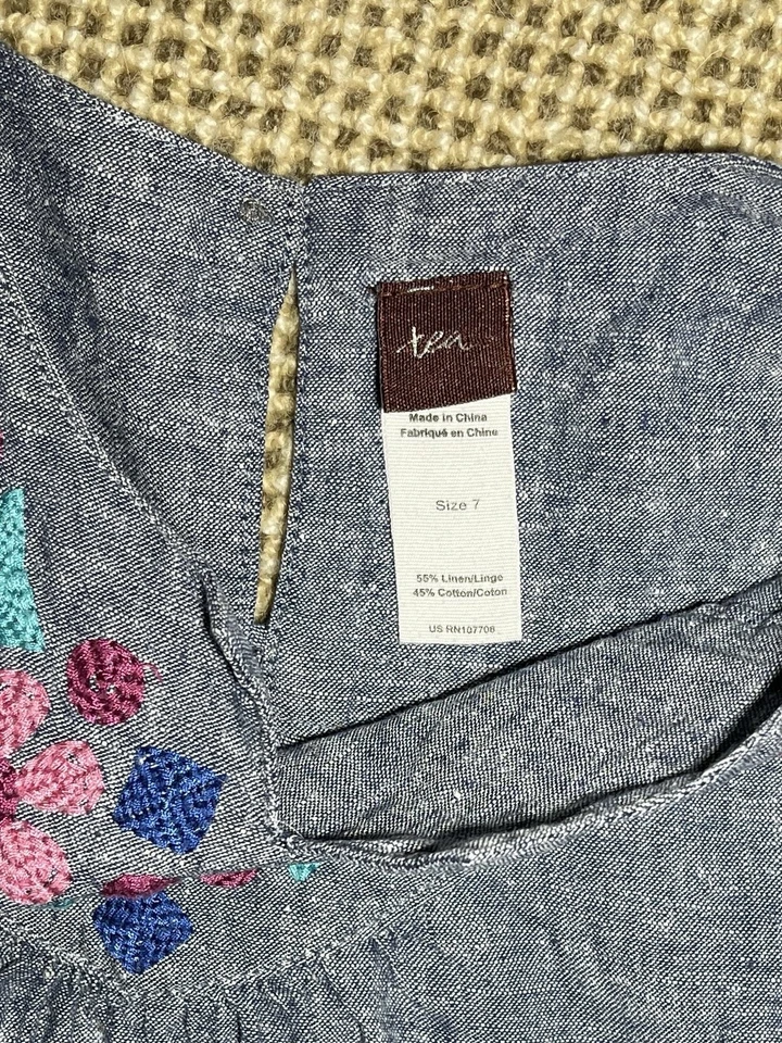 Платье для девочек Tea Collection размер 7 - Изображение 3 из 3