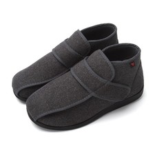 Zapatos ajustables de ajuste ancho de caña alta para juanetes, pie hinchado o fundido