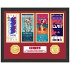 Kansas City Chiefs Super Bowl Championship Ticket Coin Frame