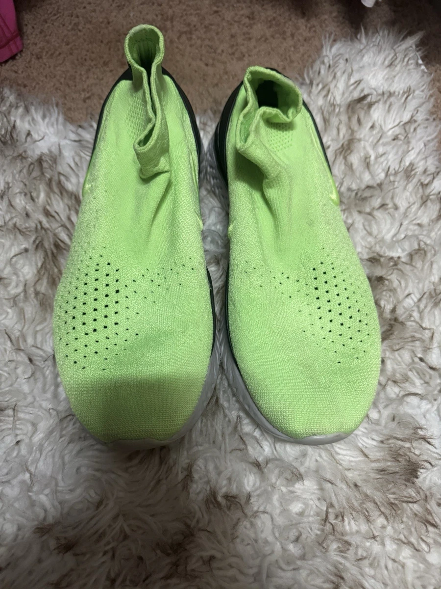 Nike epic fly men’s laceless neon green fly knit running shoes 9.5 Nike Epic Phantom React Flyknit By You Custom Men main image 2