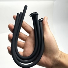 Flexible Silicone Hollow Urethral Sounds Plug 3-Sizes Plug for Male/Female