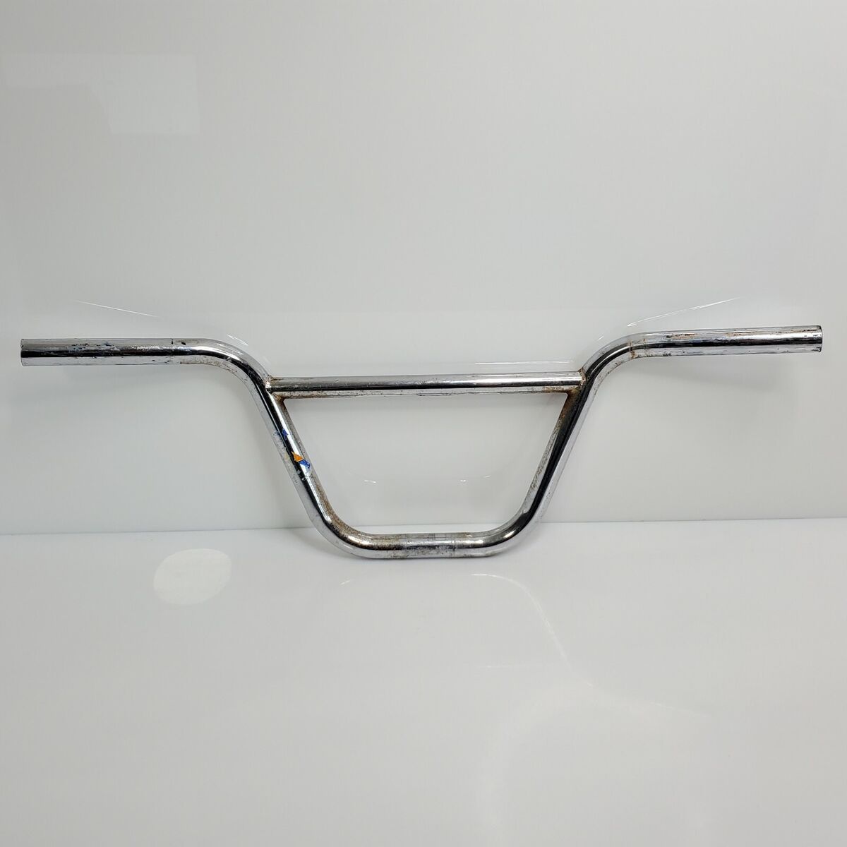 Rare Vintage 80s GT BMX Racing Handlebars No Knurling Chrome Rare Vintage 80s GT BMX Racing Handlebars No Knurling Chrome