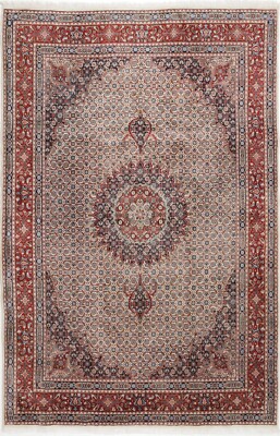Echte Orientteppich Handgeknüpft Moud Teppich 308 x 208 cm Orientteppich