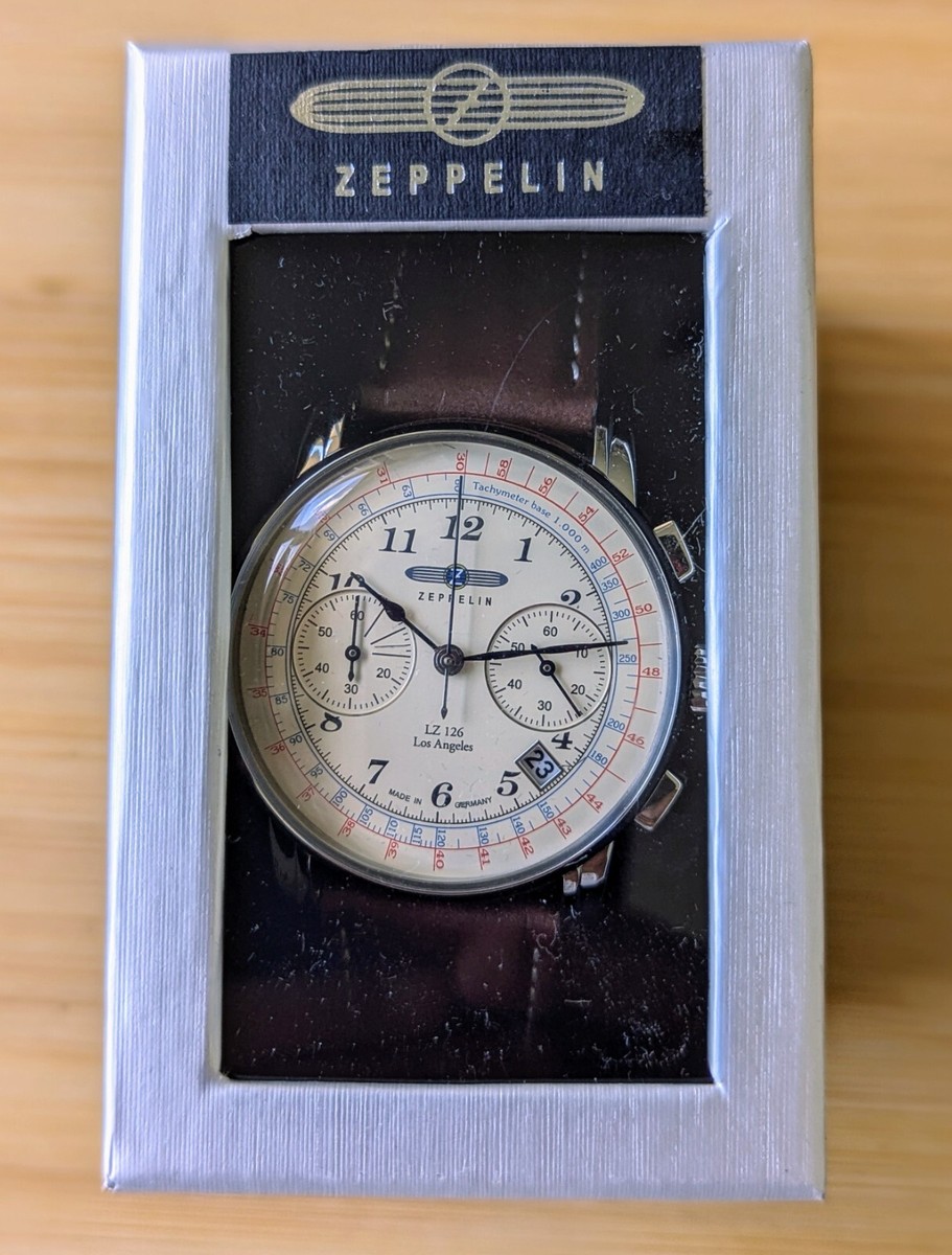 Zeppelin LZ 126 Los Angeles Beige Dial Chronograph Date Zeppelin LZ 126 Los Angeles Beige Dial Chronograph Date