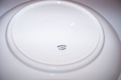 Antique Dresden China - Plate - Floral, Flowers - Picture 4 of 5