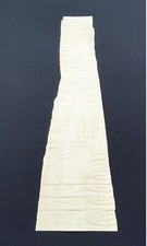 Maple Figured Wood Veneer: 4 Sheets (38" X 6.5”) 6.5  SqFt