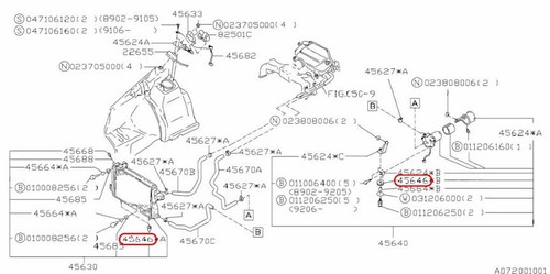 Subaru OEM Turbocompresor Inter Cooler Ojal 45668AA000 para Legacy Outback - Imagen 3 de 14