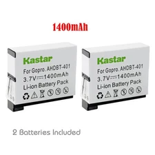 Kastar Battery for GoPro HERO4 and GoPro AHDBT-401, AHBBP-401 Sport Cameras