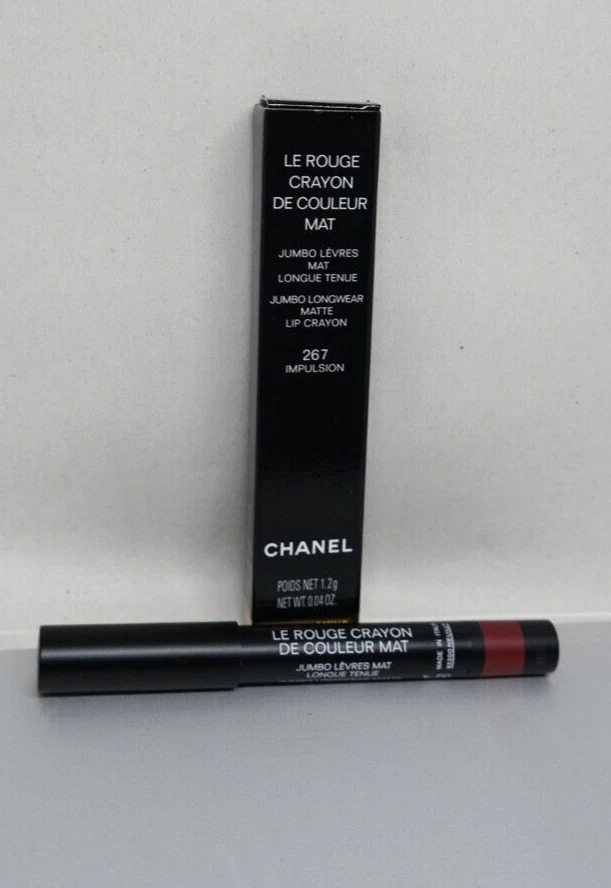 Chanel Le Rouge Crayon Jumbo Longwear Matte Lip Crayon 267 IMPULSION 04 oz New - Image 4 of 4