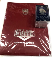 2017 TLA/ESP NRL ELITE TRADING CARD BASE CARD SET (160) + OFFICIAL ALBUM+1 DM