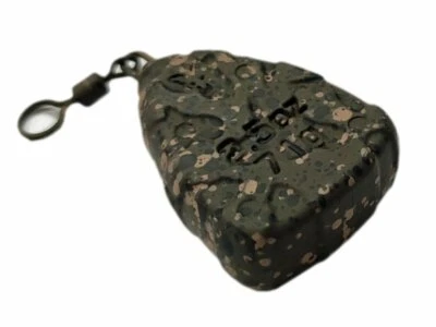 Fox Edges Flat Pear lead 42-142g 1 pièce Plomb Texture 3D camouflage moulée - Photo 1/2