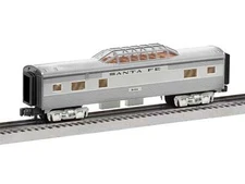 Lionel 2227240 O Gauge Santa Fe Super Chief Add-On Vista Dome Car ATSF 501