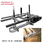 Scierie Mobile Arbre Tronçonneuse pour 18"-48" Bois Forêt Planche Scie Chainsaw Mill