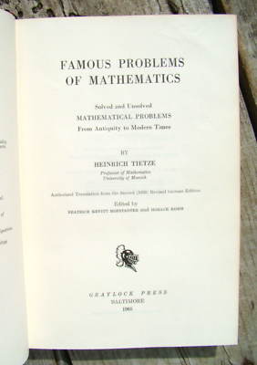 Famous Unsolved Math Equations