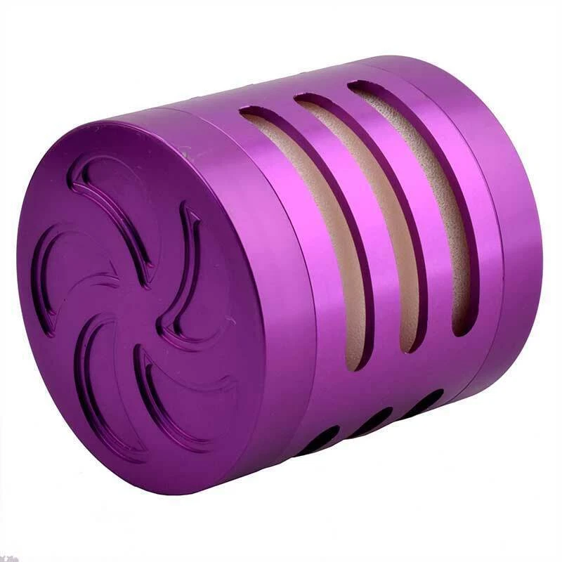 Aluminum Air Filter Purple w/Sponge For RC HPI 1/5 Engine Baja 5B 5T KM Rovan - Image 3 of 4