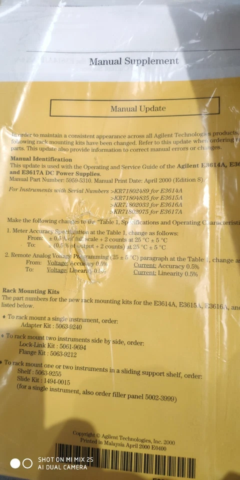 HP/AGILENT E3614A Power Supply New in Box. Fedex or Tracked shipping - Image 4 of 4