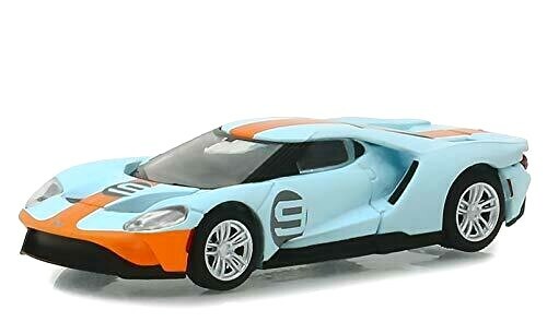 グリーンライト　2019 FORD GT HERITAGE EDITION Greenlight 1/64 Scale Ford GT 2019 Heritage Gulf Livery