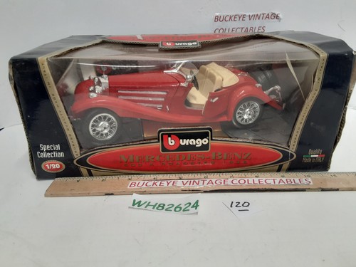 Burago 1936 Mercedes-Benz 500 K Special Roadster 1:20 Scale Diecast Car 3020 - Picture 2 of 14