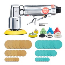VEVOR Kit Mini Levigatrice Orbitale ad Aria Compressa 58 Pezzi 15000 giri/min