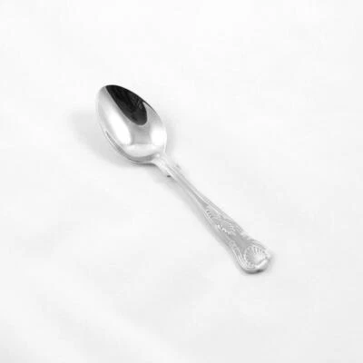 Nuovissimo cucchiaino da tè Kings in acciaio inox prodotto a Sheffield Inghilterra