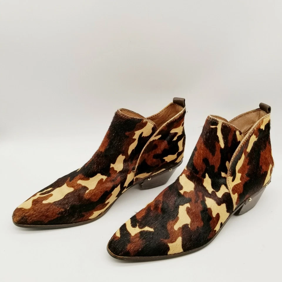 Botines Nina Originals Wish Marrón Negro Camuflaje Becerro Talla 7.5 Foto 3 de 4