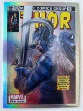 2022 UD Marvel Platinum Cover Variant Rainbow #128 Heimdall