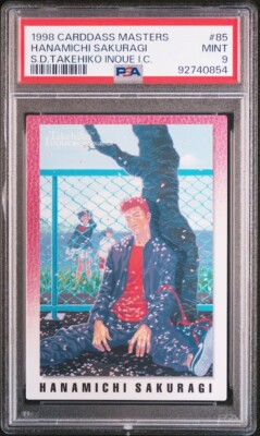 PSA 9 Carddass Masters SLAM DUNK Hanamichi Sakuragi Takehiko Inoue