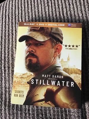 STILLWATER 2021 BLU-RAY MATT DAMON ABIGAIL BRESLIN BRAND NEW w/SLIPCOVER