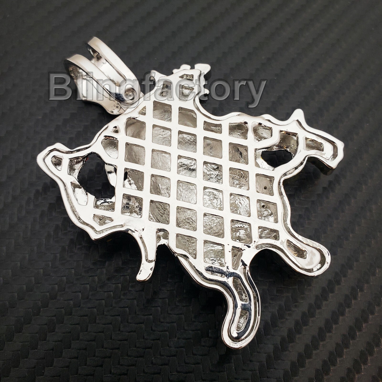 Kool Aid Chain Hip Hop Iced Silver Tone KOOL AID MAN & 18