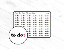 2479~~To Do Planner Stickers.
