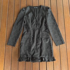 Zara Size M Black Jacket Dress Cocktail Party