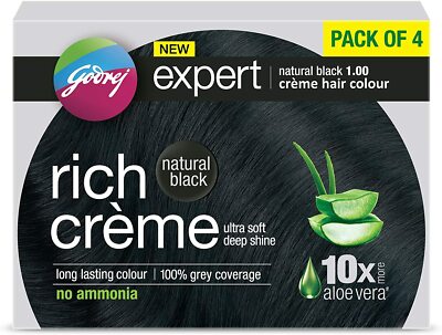 Godrej Expert Rich Crème Hair Colour+select your colour+free dye hair brush