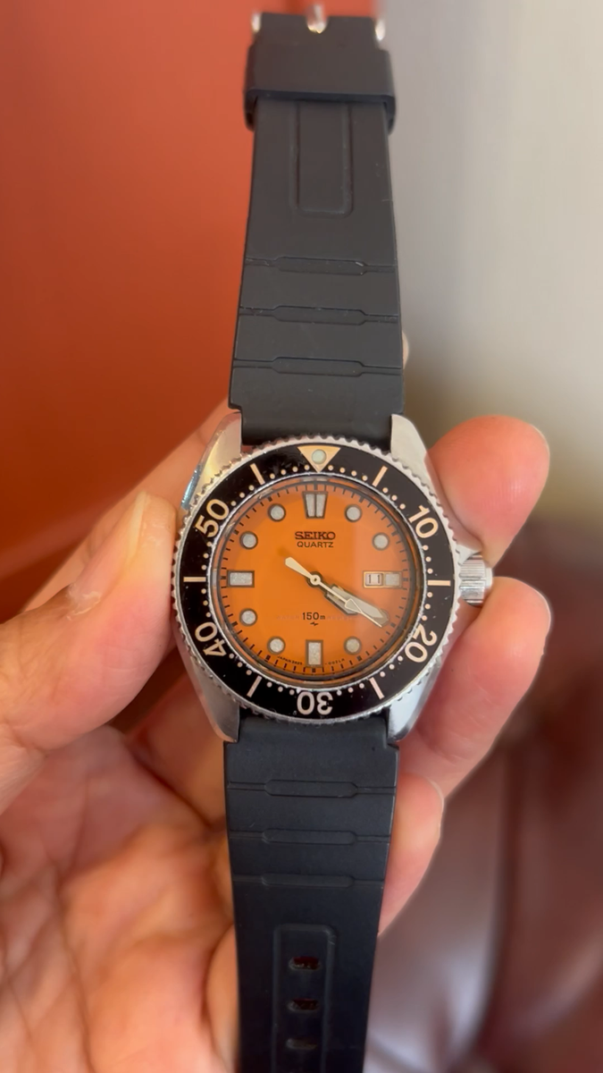 1980s Seiko 2625-0010 Diver Dial Retro Surfer Date Unisex | eBay