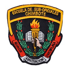 Sudamérica: Insignia Policía Escuela de Sub-Oficiales CHIMBOTE