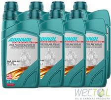 8x1 Liter Addinol Pole Position SAE 20W-50 4 Takt Motorenöl Motorradöl