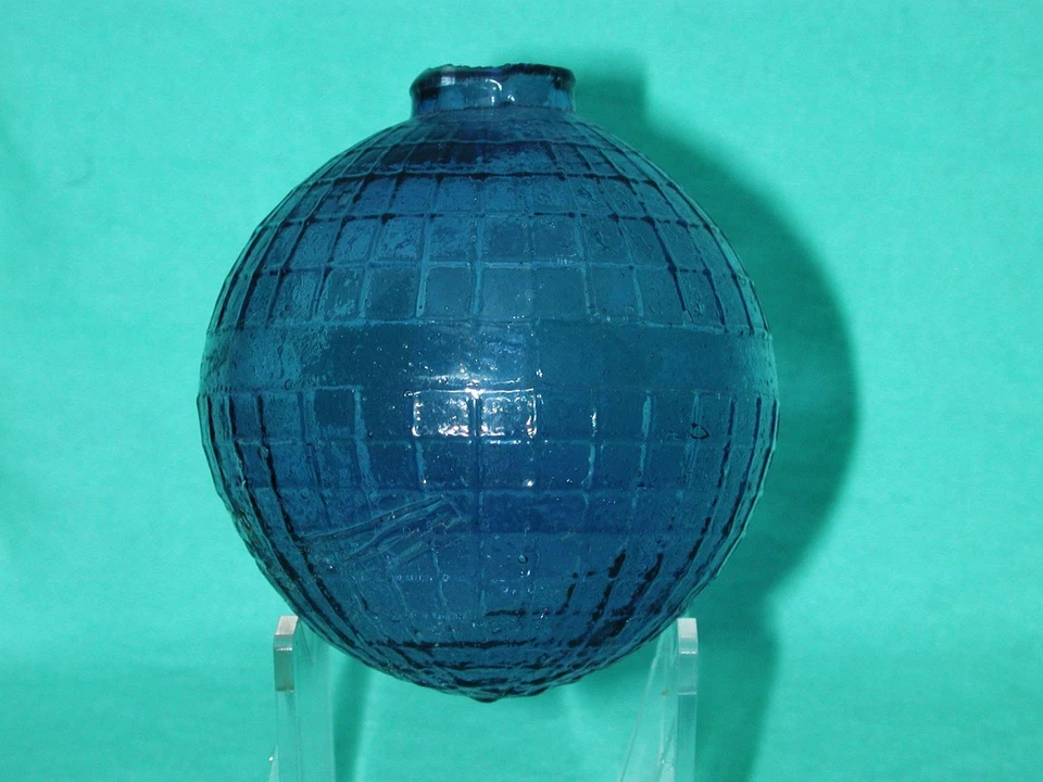 Bola de cristal vintage... 2 1/2" hermoso color!!! Foto 2 de 4