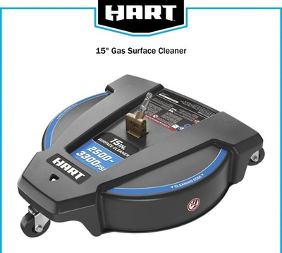 #ad Hart 15quot; Gass Surface Cleaner for use w Gas Pressure Washers 1 4quot;Connector OHP $44.95