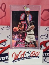 1998-99 Fleer Flair Showcase Passion Allen Iverson Insert Philadelphia 76ers