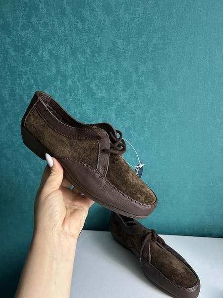 Women American Vintage Loafers Brown Suede 37.5