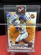 2023 Topps Pristine - Miguel Vargas #102 Orange Pristine Pulsar Refractor /25