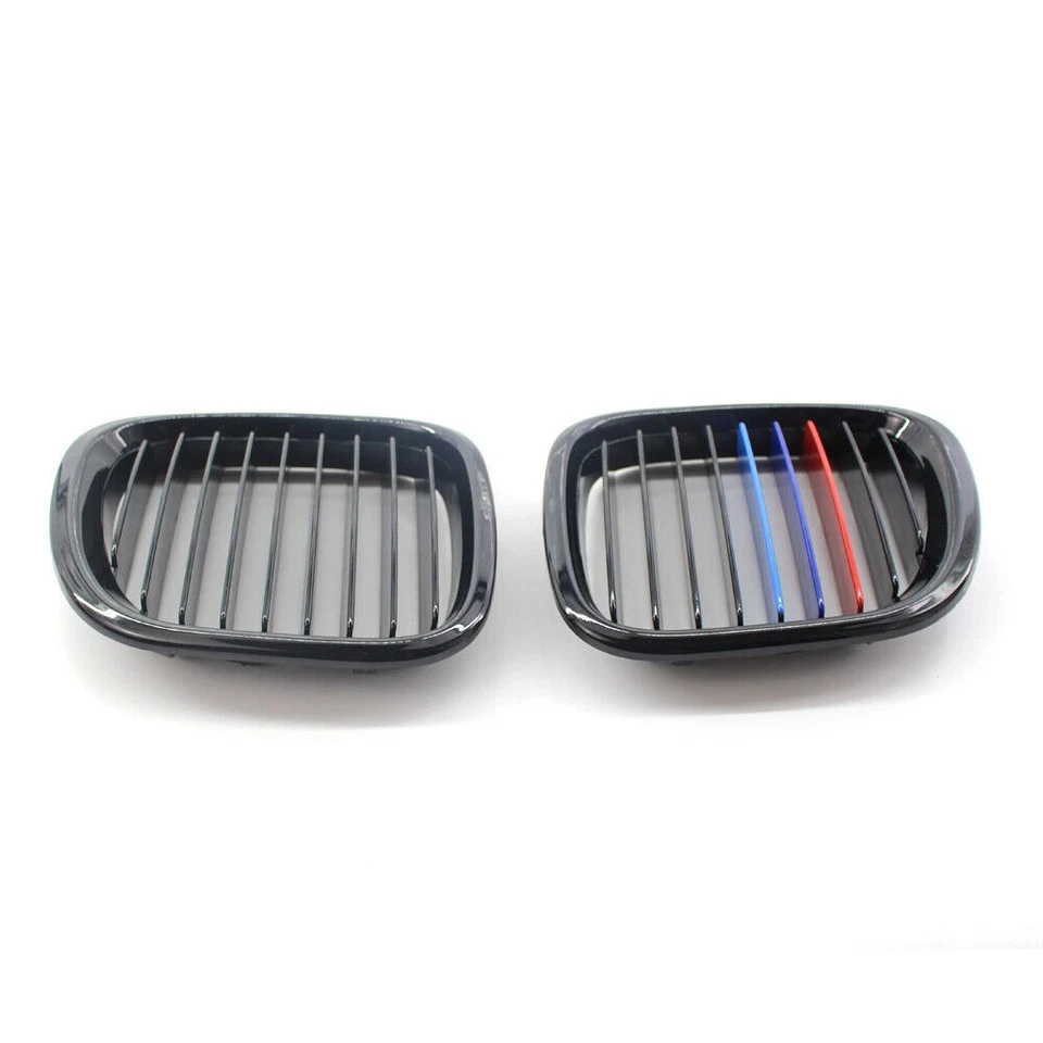 Car Front Kidney Grille Grill Gloss Black M Color For BMW Z3 Z-Series 1996-2002 - Image 3 of 4