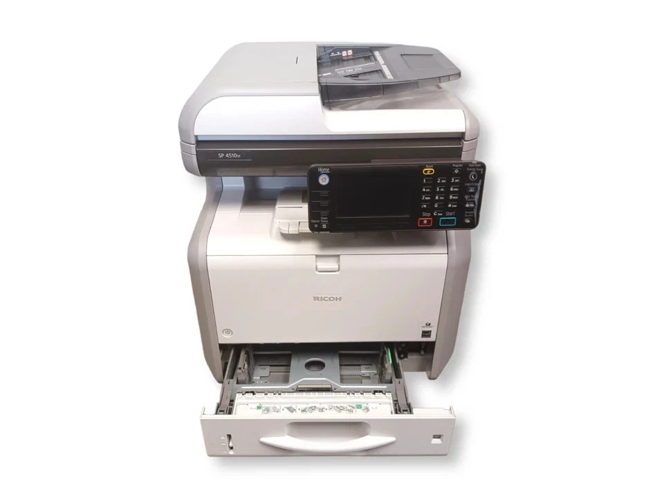 Ricoh SP 4510SF All-in-One MFP Printer NEEDS ROLLER REPLACED - Image 4 of 4