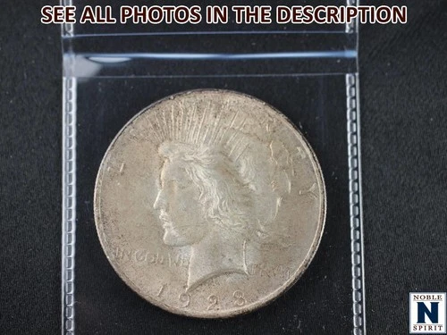 NobleSpirit Popular 1923 Silver Peace Dollar AU / BU