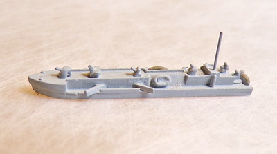 #a860 TRIDENT  T 1006 Modell-Schiff ''Sperrbrecher F 1037 Typ D'' - 1:1250- TOP!