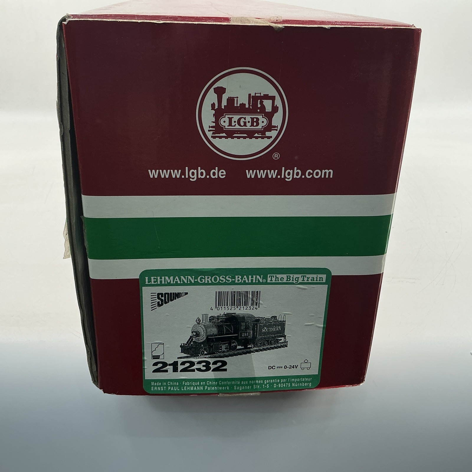 LGB G Scale 21232 Southern Steam Locomotive 2-4-0 #281