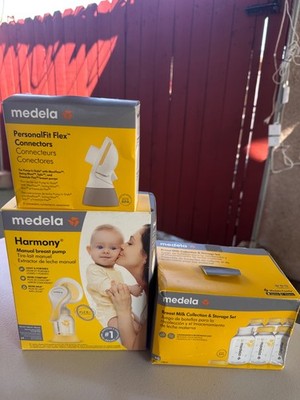 Médela Breastpumping supplies (pump, storage bottles)